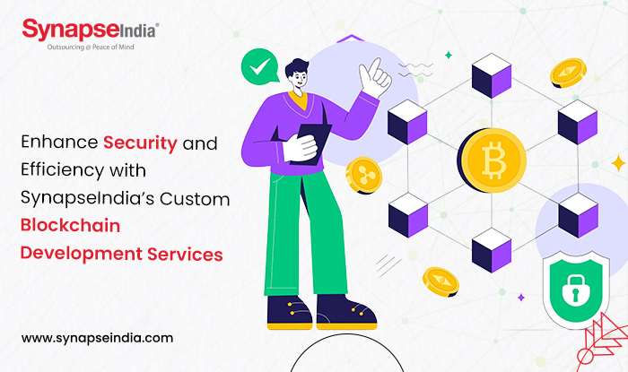 Enhance Security and Efficiency with SynapseIndia’s Custom Blockchain Development Services