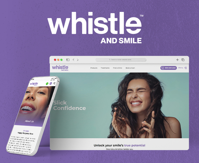 Website developed for healthcare - Dental clinic ‘Whistle and Smile’