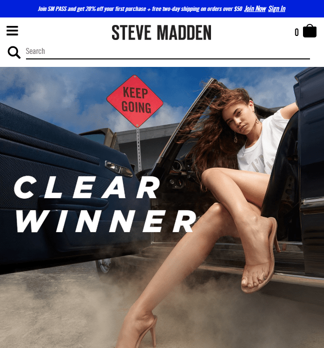 fashion retailer - Steve Madden 